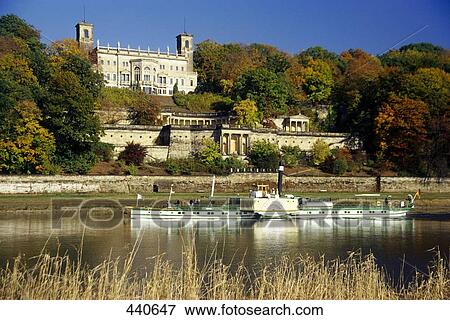Castle at waterfront, Elbe River, Albrechtsburg Castle, Saxony, Germany View Large Photo Image Stock Photo - Castle at waterfront, Elbe River, Albrechtsburg Castle, Saxony, Germany . Fotosearch