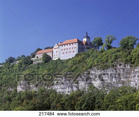 Picture - Castle on hil, Dornburger Castle, Dornburg, Thuringia, Germany . Fotosearch