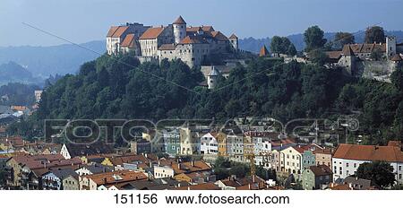 Stock Photograph - Castle on hill . Fotosearch