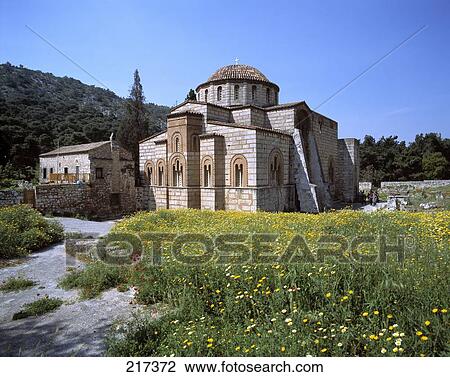 Cathedral on landscape, Attica, Athens, Greece View Large Photo Image Stock Image - Cathedral on landscape, Attica, Athens, Greece . Fotosearch