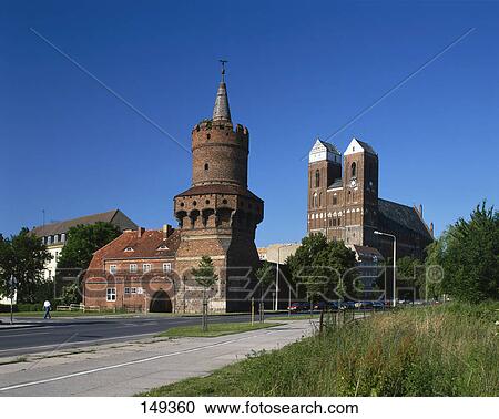 Church on roadside under clear sky, Bautzen, Oberlausitz, Saxony, Germany View Large Photo Image Stock Image - Church on roadside under clear sky, Bautzen, Oberlausitz, Saxony, Germany . Fotosearch