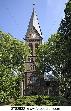 Church Saint Audomar, Frechen, North Rhine-Westphalia, Germany, Europe View Large Photo Image Stock Image - Church Saint Audomar, Frechen, North Rhine-Westphalia, Germany, Europe . Fotosearch