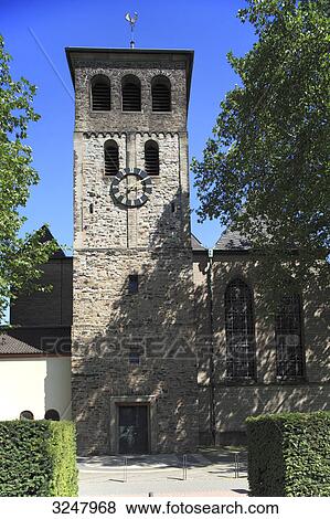 Stock Photo - Church Saint Johann Baptist, Duisburg, Germany . Fotosearch