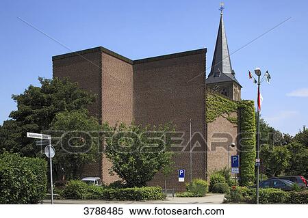 Church Saint Michael, Dormagen, North Rhine-Westphalia, Germany, Europe View Large Photo Image Stock Photography - Church Saint Michael, Dormagen, North Rhine-Westphalia, Germany, Europe . Fotosearch