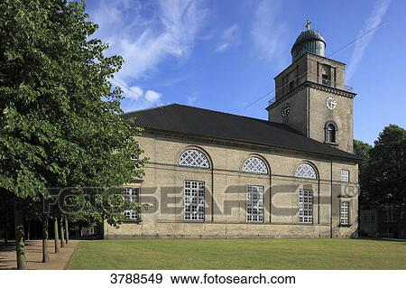 Stock Photo - Church Saint Vicelin, Neumuenster, Schleswig-Holstein, Germany, Europe . Fotosearch