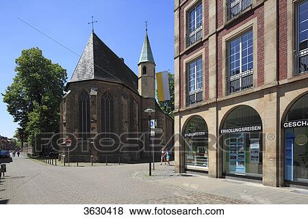Church St. Servatii, Muenster, Germany View Large Photo Image Stock Photo - Church St. Servatii, Muenster, Germany . Fotosearch