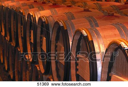Close-up of casks in a wine cellar, France, Europe View Large Photo Image Stock Photo - Close-up of casks in a wine cellar, France, Europe . Fotosearch