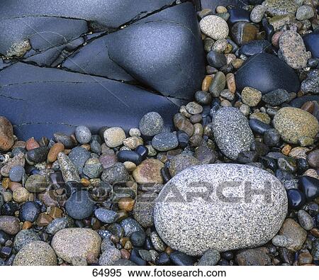 Close-up of pebbles on coast, Bretagne, France View Large Photo Image Stock Photography - Close-up of pebbles on coast, Bretagne, France . Fotosearch