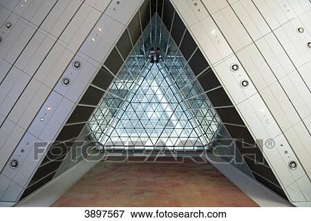 Stock Photo - Commerzbank Tower entrance, Frankfurt am Main, Germany . Fotosearch