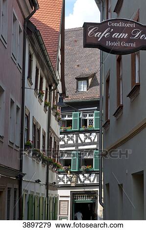 Entrance to the brewery and restaurant Schlenkerla, Bamberg, Germany View Large Photo Image Stock Photo - Entrance to the brewery and restaurant Schlenkerla, Bamberg, Germany . Fotosearch