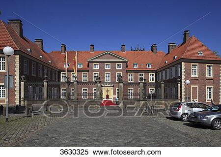 Stock Photography - Episcopal General Vicariate, Muenster, Germany . Fotosearch