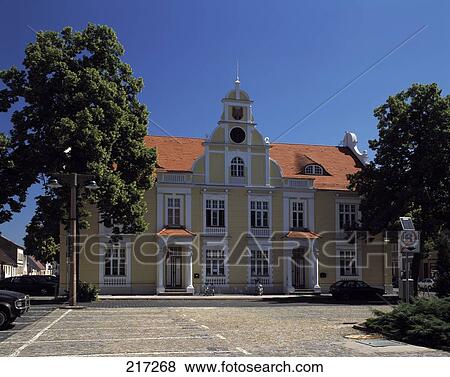 Facade of building, Brandenburg, Germany View Large Photo Image Stock Photo - Facade of building, Brandenburg, Germany . Fotosearch
