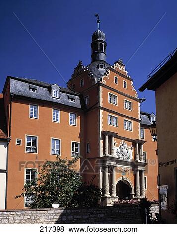 Facade of building in town, Bad Mergentheim, Baden-Wurttemberg, Germany View Large Photo Image Stock Photo - Facade of building in town, Bad Mergentheim, Baden-Wurttemberg, Germany . Fotosearch