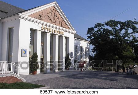 Stock Photo - Facade of casino, Heringsdorf, Mecklenburg-Western Pomerania, Germany . Fotosearch