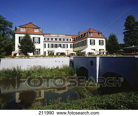 Facade of castle, Gelsenkirchen Castle, Gelsenkirchen, North Rhine Westphalia, Germany View Large Photo Image Stock Image - Facade of castle, Gelsenkirchen Castle, Gelsenkirchen, North Rhine Westphalia, Germany . Fotosearch