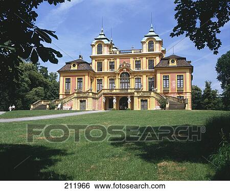Facade of castle, Ludwigsburg Castle, Baden-Wurttemberg, Germany View Large Photo Image Stock Photograph - Facade of castle, Ludwigsburg Castle, Baden-Wurttemberg, Germany . Fotosearch
