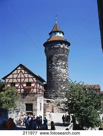 Facade of castle, Nuremberg Castle, Nuremberg, Bavaria, Franconia, Germany View Large Photo Image Stock Photo - Facade of castle, Nuremberg Castle, Nuremberg, Bavaria, Franconia, Germany . Fotosearch