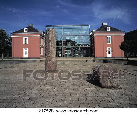 Stock Photo - Facade of museum, Oberhousen, Ruhr, North Rhine-Westphalia, Germany . Fotosearch