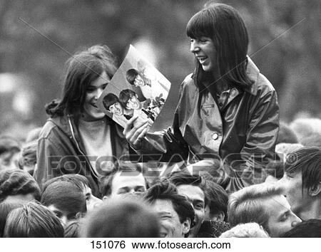 Fans of beatles rock band waiting in anticipation, London, England View Large Photo Image Stock Photograph - Fans of beatles rock band waiting in anticipation, London, England . Fotosearch