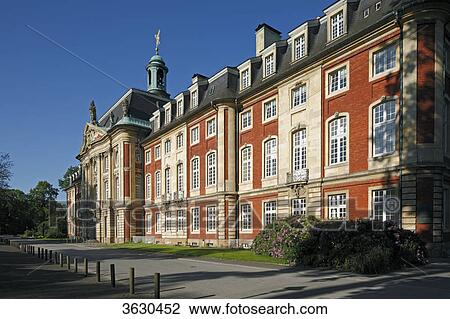 Fuerstbischoefliches Schloss, Muenster, Germany View Large Photo Image Stock Image - Fuerstbischoefliches Schloss, Muenster, Germany . Fotosearch