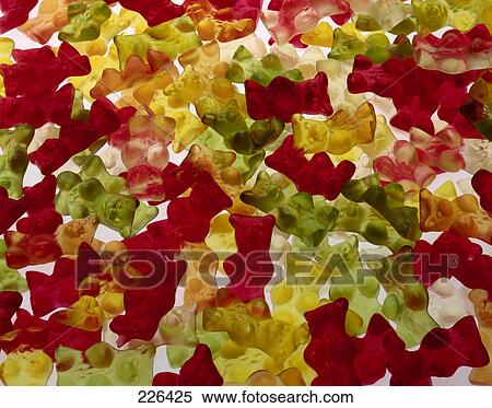 Stock Photography - gummi bears, close-up . Fotosearch