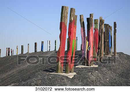 Stock Image - Halde Haniel, Bottrop, North Rhine-Westphalia, Germany . Fotosearch