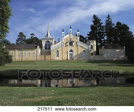 House in park, Woerlitzer Park, Elbe, Saxony-Anhalt, Germany View Large Photo Image Stock Image - House in park, Woerlitzer Park, Elbe, Saxony-Anhalt, Germany . Fotosearch