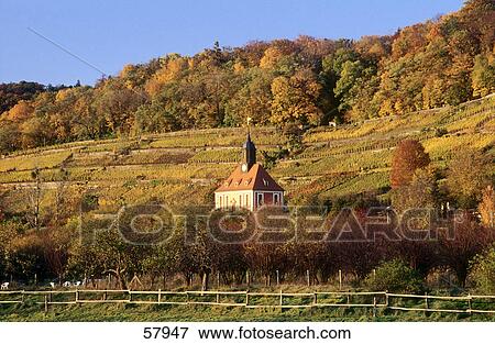 Stock Photo - House in vineyard, Dresden, Saxony, Germany . Fotosearch