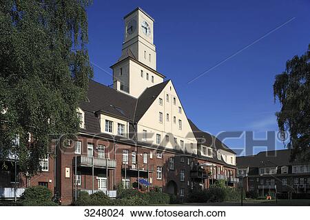 Housing estate in Duisburg, Germany View Large Photo Image Picture - Housing estate in Duisburg, Germany . Fotosearch
