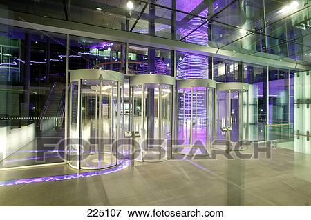 Stock Photo - Interior of shopping mall, Atrium Basler Mall, Frankfurt, Hesse, Germany . Fotosearch