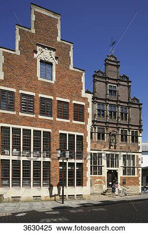 Stock Photography - Krameramtshaus, Muenster, Germany . Fotosearch