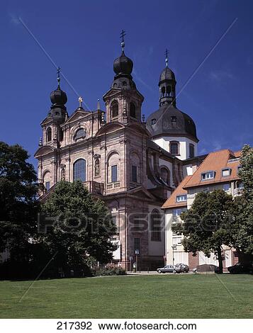Lawn in front of church against blue sky, Baden-Wurttemberg, Germany View Large Photo Image Stock Image - Lawn in front of church against blue sky, Baden-Wurttemberg, Germany . Fotosearch