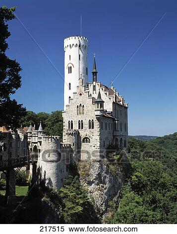Lichtenstein castle, Lichtenstein, Germany View Large Photo Image Stock Photography - Lichtenstein castle, Lichtenstein, Germany . Fotosearch