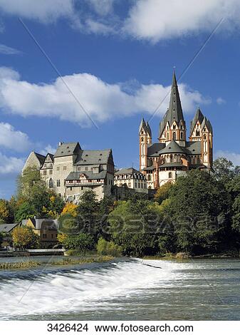 Picture - Limburg Cathedral, Limburg an der Lahn, Hesse, Germany, Europe . Fotosearch