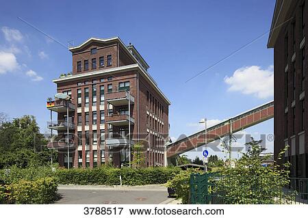 Lofts, Grube Karl, Frechen, North Rhine-Westphalia, Germany, Europe View Large Photo Image Stock Photo - Lofts, Grube Karl, Frechen, North Rhine-Westphalia, Germany, Europe . Fotosearch