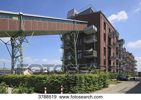 Stock Photo - Lofts, Grube Karl, Frechen, North Rhine-Westphalia, Germany, Europe . Fotosearch