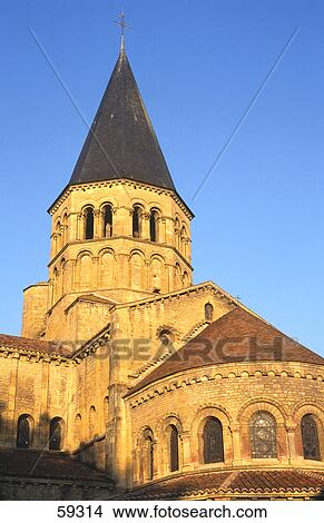 Low angle view of church, Burgundy, France, Europe View Large Photo Image Picture - Low angle view of church, Burgundy, France, Europe . Fotosearch