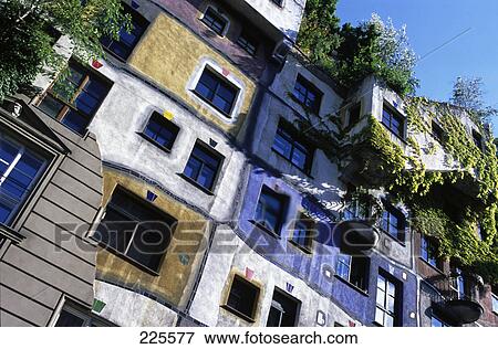 Low angle view of houses, Vienna, Austria View Large Photo Image Stock Photo - Low angle view of houses, Vienna, Austria . Fotosearch