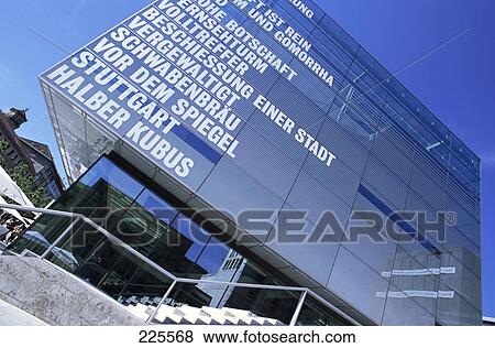 Low angle view of museum, Stuttgart, Baden-Wuerttemberg, Germany View Large Photo Image Stock Photo - Low angle view of museum, Stuttgart, Baden-Wuerttemberg, Germany . Fotosearch