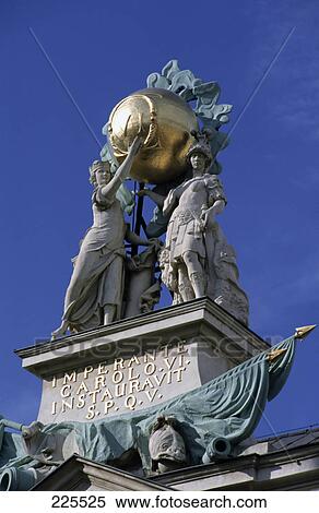 Stock Photography - Low angle view of sculpture, Vienna, Austria . Fotosearch