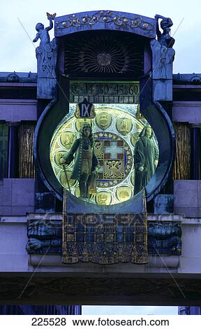 Stock Photo - Low angle view of sculptures, Hoher Markt, Vienna, Austria . Fotosearch
