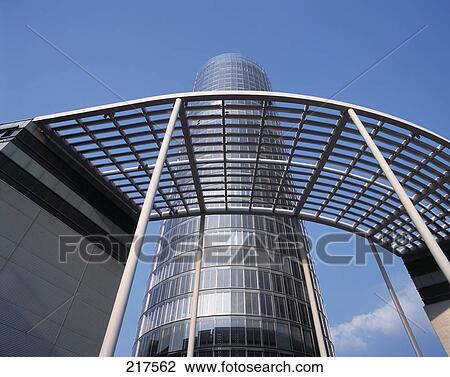 Low angle view of skyscraper, RWE Tower, Essen, Ruhr, North Rhine-Westphalia, Germany View Large Photo Image Stock Image - Low angle view of skyscraper, RWE Tower, Essen, Ruhr, North Rhine-Westphalia, Germany . Fotosearch