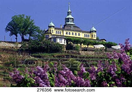 Low angle view of spitzhaus, Radebeul, Dresden, Saxony, Germany View Large Photo Image Stock Photograph - Low angle view of spitzhaus, Radebeul, Dresden, Saxony, Germany . Fotosearch