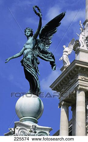 Low angle view of statue, Vienna, Austria View Large Photo Image Picture - Low angle view of statue, Vienna, Austria . Fotosearch