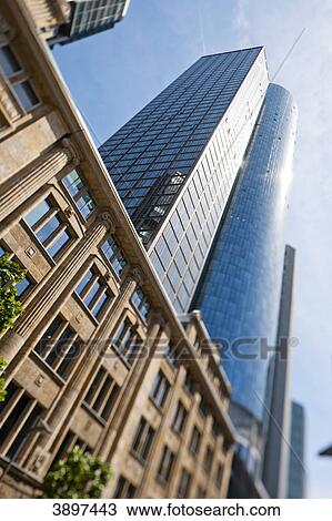 Main Tower, Frankfurt am Main, Germany, worm's eye view View Large Photo Image Stock Image - Main Tower, Frankfurt am Main, Germany, worm's eye view . Fotosearch