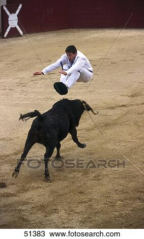Matador bullfighting in arena, Souprosse, France View Large Photo Image Stock Image - Matador bullfighting in arena, Souprosse, France . Fotosearch