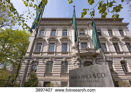 Stock Photo - Merck Finck & Co building in Frankfurt am Main, Germany . Fotosearch