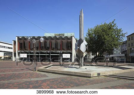Stock Photo - Metropolitan theatre, Krefeld, North Rhine-Westphalia, Germany, Europe . Fotosearch