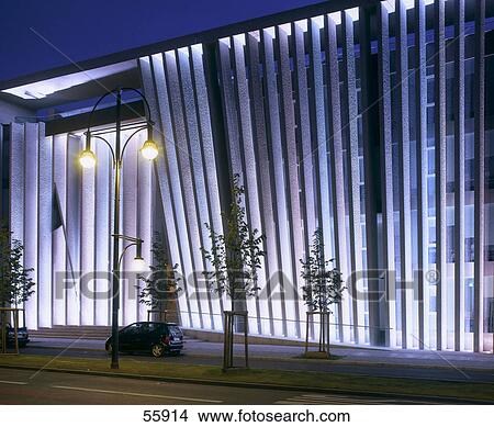 Mexican embassy illuminated at night, Berlin, Germany, Europe View Large Photo Image Picture - Mexican embassy illuminated at night, Berlin, Germany, Europe . Fotosearch
