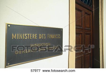 Stock Photo - Nameplate on wall, Luxembourg City, Luxembourg . Fotosearch